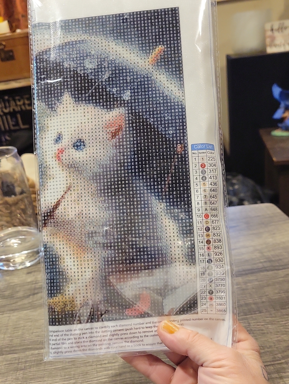 Diamond Art White Kitten Craft Kit,NWT